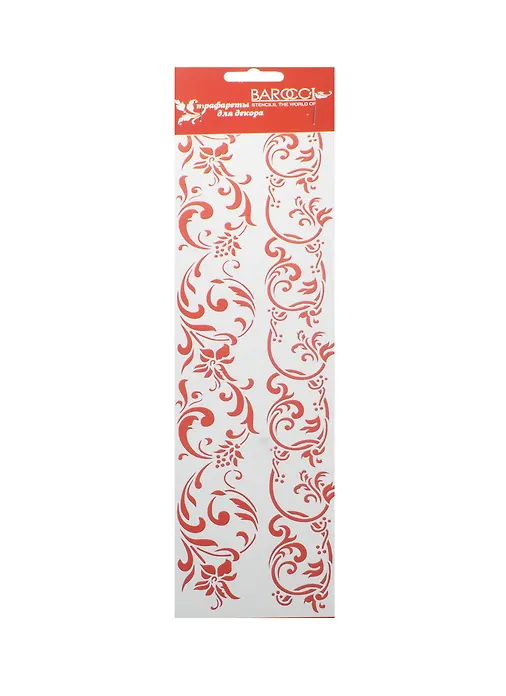 Купить Трафарет Barocci пластик многоразовый Бордюр Классика 2 10х32см АН3834600 Б-022 — Фото №1