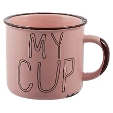 Купить Кружка цветная Надписи 2 (керамика под эмаль, с эффектом старения) (220мл) — Фото №1