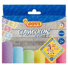 Купить Цветные мелки «Jumbo», 6 цветов — Фото №1