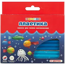 Купить Пластика «Цветик», 160 граммов, 8 цветов — Фото №1