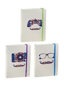 Купить Книга для записей А5 96л "Усы" на резинке, ассорти,  Link Art — Фото №1