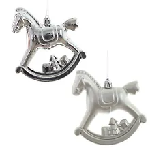 Купить Набор новогодних украшений Лошадка 2 штуки (11х5х10) — Фото №1
