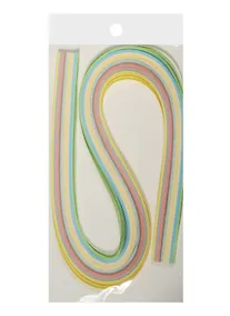 Купить Бумага для квиллинга в пакете с подложкой (3mm) (120 листов) (52cm) пастельный (11-23988-J22) — Фото №1