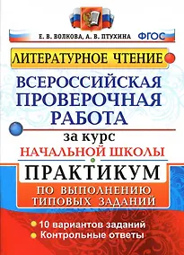 Купить ВПР за курс начальной школы. Литературное чтение. Практикум по выполнению типовых заданий. 10 вариантов заданий. Контрольные ответы. ФГОС — Фото №1