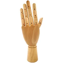 Купить Манекен Рука 30см мужская левая, дерево, Гамма — Фото №1