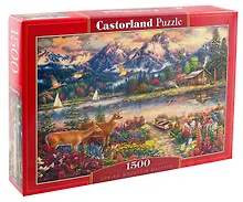 Купить Пазл Castorland, 1500 элементов - У подножия гор — Фото №1
