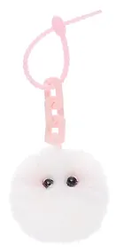 Купить Брелок-помпон с глазками и цепочкой (иск.мех) (10х5) (12-102259-202412-K5) — Фото №1