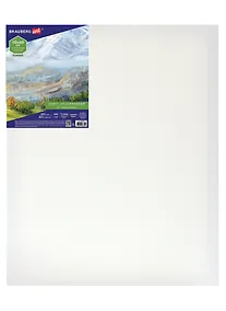 Купить Холст на подрамнике 50*60см 420г/м, 45% хлопок 55% лен, среднее зерно, BRAUBERG ART CLASSIC — Фото №1