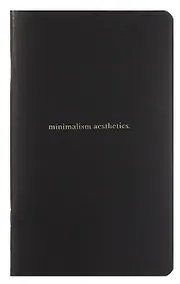 Купить Планер недат. 32л 130*210 "Aesthetics", черный, мягк.переплет, ламинация, скрепка, тиснение золотой фольгой — Фото №1