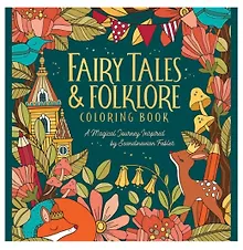 Купить Fairy Tales & Folklore Coloring Book: A Magical Journey Inspired by Scandinavian Fables — Фото №1