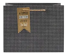 Купить Пакет А5 23*18*10 "Гусиная лапка" нейтр., бум.мат — Фото №1