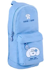 Купить Пенал-рюкзачок на молнии Кролики, 21х9,5х7, ткань — Фото №1