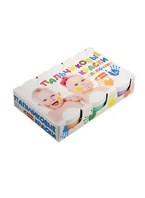 Купить Краски пальчиковые 06цв 60мл "Лапочки" к/к, Спектр — Фото №1