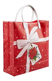 Купить Пакет подарочный пластик А5 ассорти НГ — Фото №1