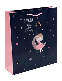 Купить Пакет А4 32*26*10 "Принцесса на месяце. Basic" дет., бум.мат.ламинат — Фото №1