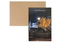 Купить Открытка одинарная с конвертом СПб Банковский мост. Фотограф А. Михайлов — Фото №1