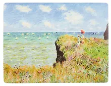 Купить Покрытие на стол А3 "Клод Моне Прогулка по скалам", Be positive — Фото №1