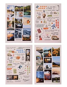 Купить Набор стикеров Remarklee "Путешествия", 4 листа — Фото №1