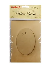 Купить Заготовка из папье-маше Рамочка для фото (SCB27061) (12,5х17см) (упаковка) — Фото №1