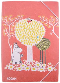 Купить Папка на резинке А5 MOOMIN "Муми-тролль и малышка Мю — Фото №1