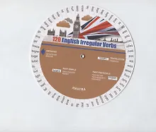 Купить 120 английских неправильных глаголов: Таблица-вертушка — Фото №1