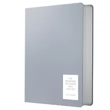 Купить Записная книжка А6+ 136л кл. "NUANCES. Дымка" 7БЦ, иск.кожа, нашивка, скругл.углы, ляссе — Фото №1