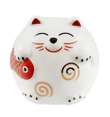 Купить Копилка Кошечка круглая (керамика) (7х7) — Фото №1