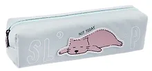 Купить Пенал на молнии "Кот Not today", ткань, 20 х 5,5 — Фото №1