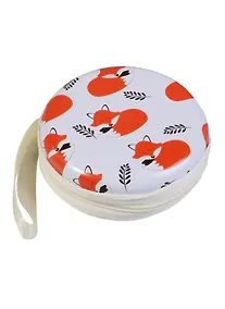 Купить Монетница на молнии Лиса спящая (7см) (металл) (ПВХ бокс) — Фото №1