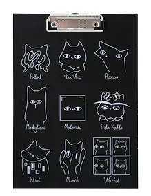 Купить Планшет А4 "Коты-художники", лам. картон — Фото №1