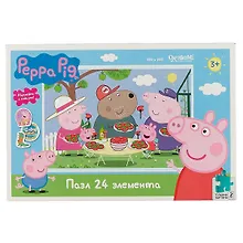 Купить Пазл 24 эл. Свинка Пеппа. Отдых на природе — Фото №1