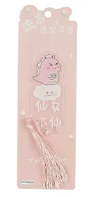 Купить Закладка для книг пластиковая "Dinosaur", с кисточкой, — Фото №1