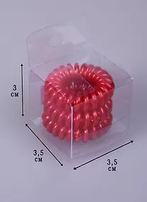 Купить Резинка-браслет для волос красная 3шт в блистере 12-03091-С8 — Фото №1