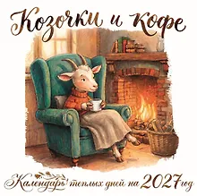 Купить Козочки и кофе. Календарь теплых дней на 2027 год — Фото №1