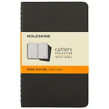 Купить Набор книг для записей Moleskin Cahier Journal Pocket, 3 штуки, мягкая обложка, 32 листа, А6 — Фото №1