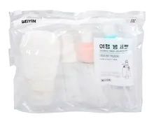 Купить Travel набор бутылочек (прозрачные) (4шт) (12-250105-G3) — Фото №1