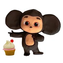 Купить Фигурка Чебурашка, с аксессуаром молочный маффин, Funky Toys, (4х11х13), (CHE2403-2) — Фото №1