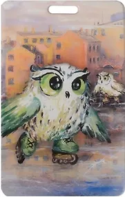 Купить Чехол для карточек Сова на роликах — Фото №1