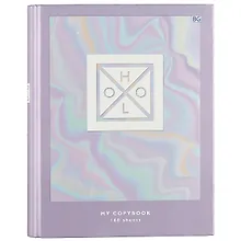 Купить Тетрадь на кольцах в клетку BG, Holographic, 160 листов, в ассортименте — Фото №1