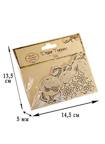 Купить Декор элементы для скрапбукинга, крафт,12шт (D26000620A) — Фото №1