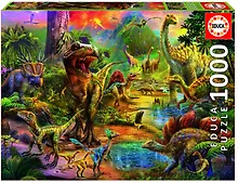 Купить Пазл Земля динозавров 1000 деталей Educa 17655 — Фото №1