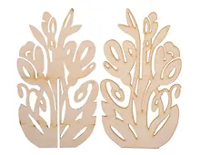 Купить Подставка под украшения Цветы (152039) (134х134х230мм) (игрушка из дерева) (упаковка) — Фото №1