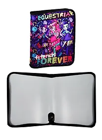 Купить Папка для тетрадей А5 "Equestria Girls" на молнии с 3-х сторон пластик, Академия Групп — Фото №1