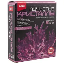 Купить Набор для творчества LORI Лучистые кристаллы "Фиолетовый кристалл" Лк-007 — Фото №1