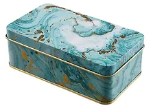 Купить Шкатулка Мрамор (прямоугольная) (металл) (12х6) — Фото №1