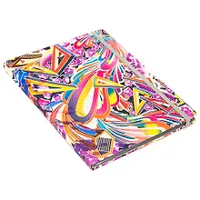 Купить Записная книжка, ТМАдъютант А5 (15,5*21см) 144стр клетка ТМАдъютант Иллюзия карт.обл. бархатн.ламинат — Фото №1