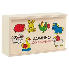 Купить Домино Домашние животные, 28 фишек(дерево) — Фото №1
