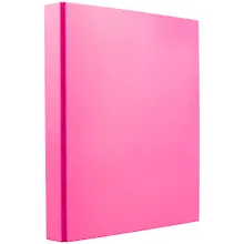 Купить Папка архивная 35мм А4 "Neon" 4 кольца, розовый — Фото №1