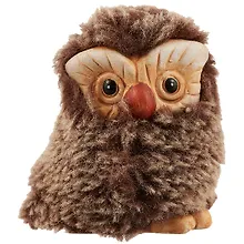 Купить Фигурка Сова с мягким пухом (керамика) (6см) — Фото №1