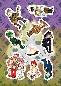 Купить Лист Стикеров 13 Карт. Конец. Земля Королей — Фото №1